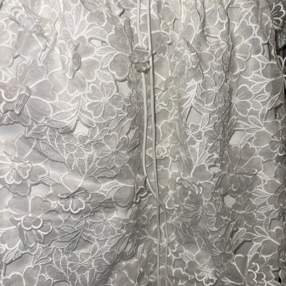 FOR LOVE AND LEMONS - Leighton Mini Dress - White, Size 1X - Picture 9 of 16